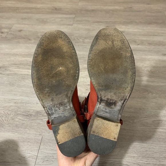 Frye Carson Harness Distressed Boots - Picture 10 of 11